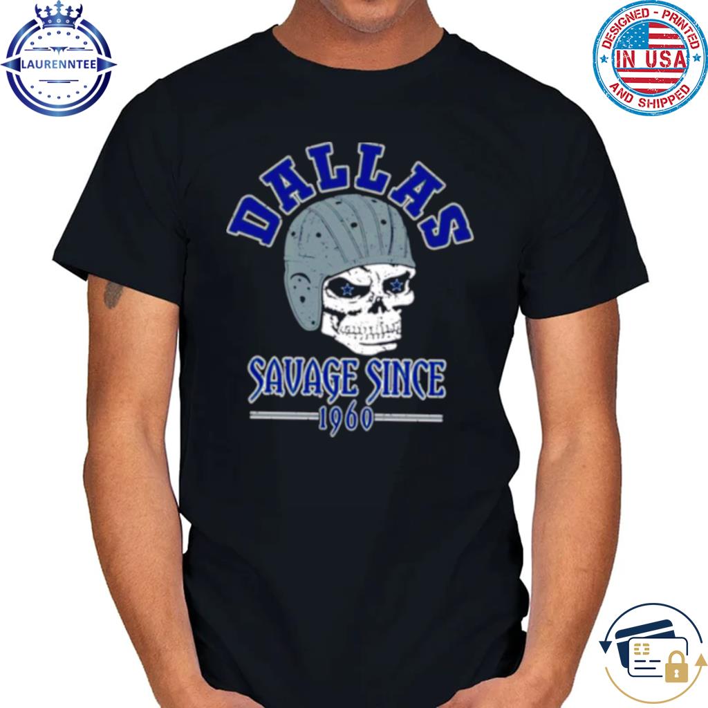 Premium 1960 Savage Skull Dallas Cowboys shirt, hoodie, sweater, long sleeve  and tank top