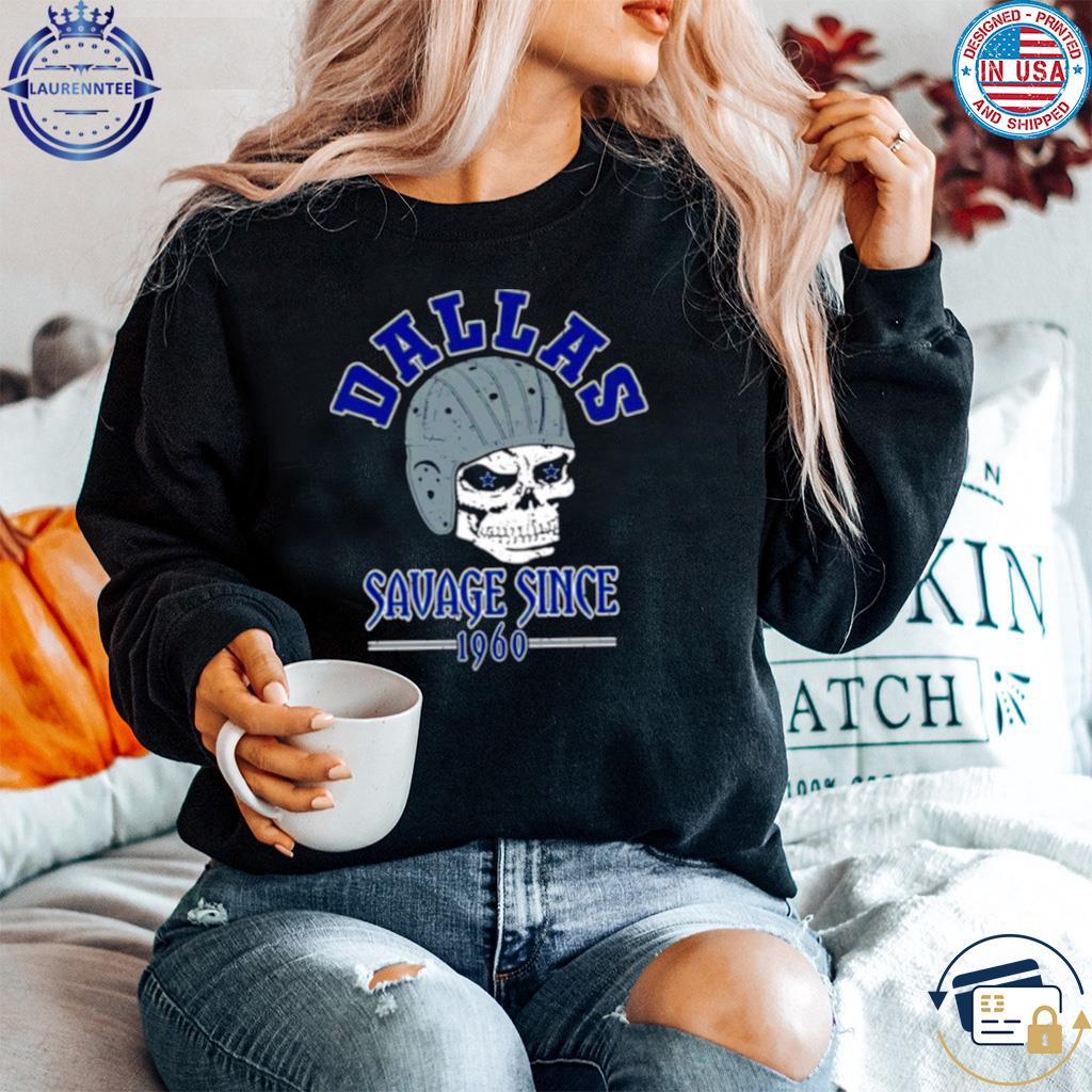 Premium 1960 Savage Skull Dallas Cowboys shirt, hoodie, sweater