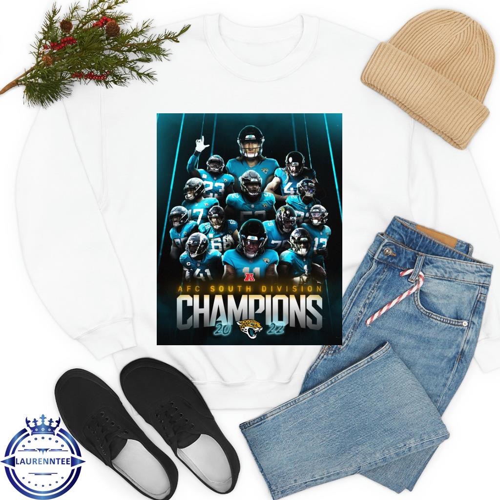 Premium Jacksonville jaguars team football 2022 afc south division  champions shirt