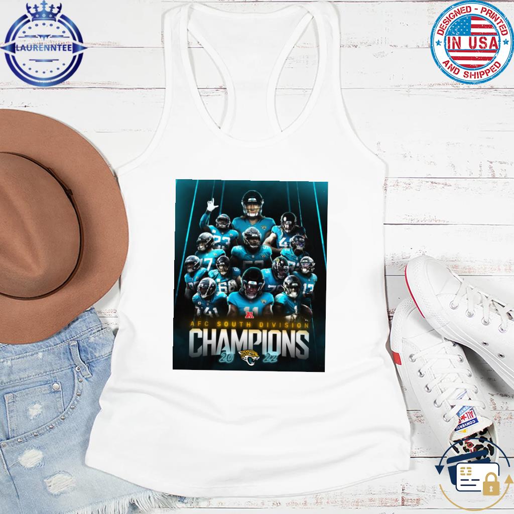 Nfl jacksonville jaguars 2022 afc south champions shirt, hoodie, sweater,  long sleeve and tank top