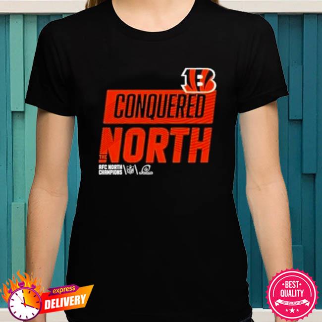 Official Cincinnati Bengals Conquered The North 2022 AFC Conquered North  Champions Shirt, hoodie, sweater, long sleeve and tank top