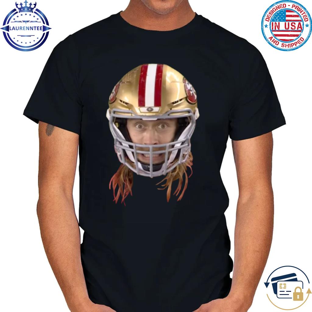 th AreaTshirts George Kittle Celebration San Francisco Football Fan V2 T Shirt Premium / White / Small