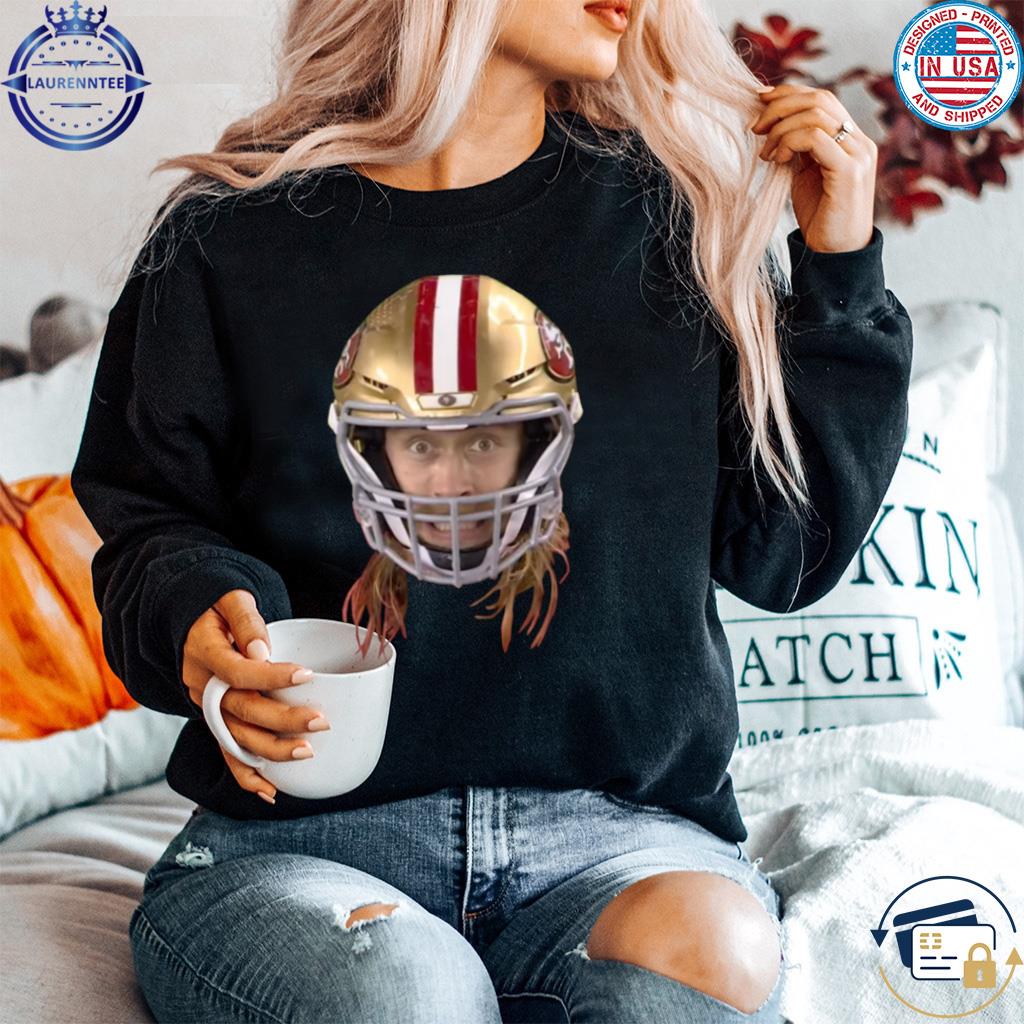 th AreaTshirts George Kittle Celebration San Francisco Football Fan V2 T Shirt Ladies Premium / White / X-Large