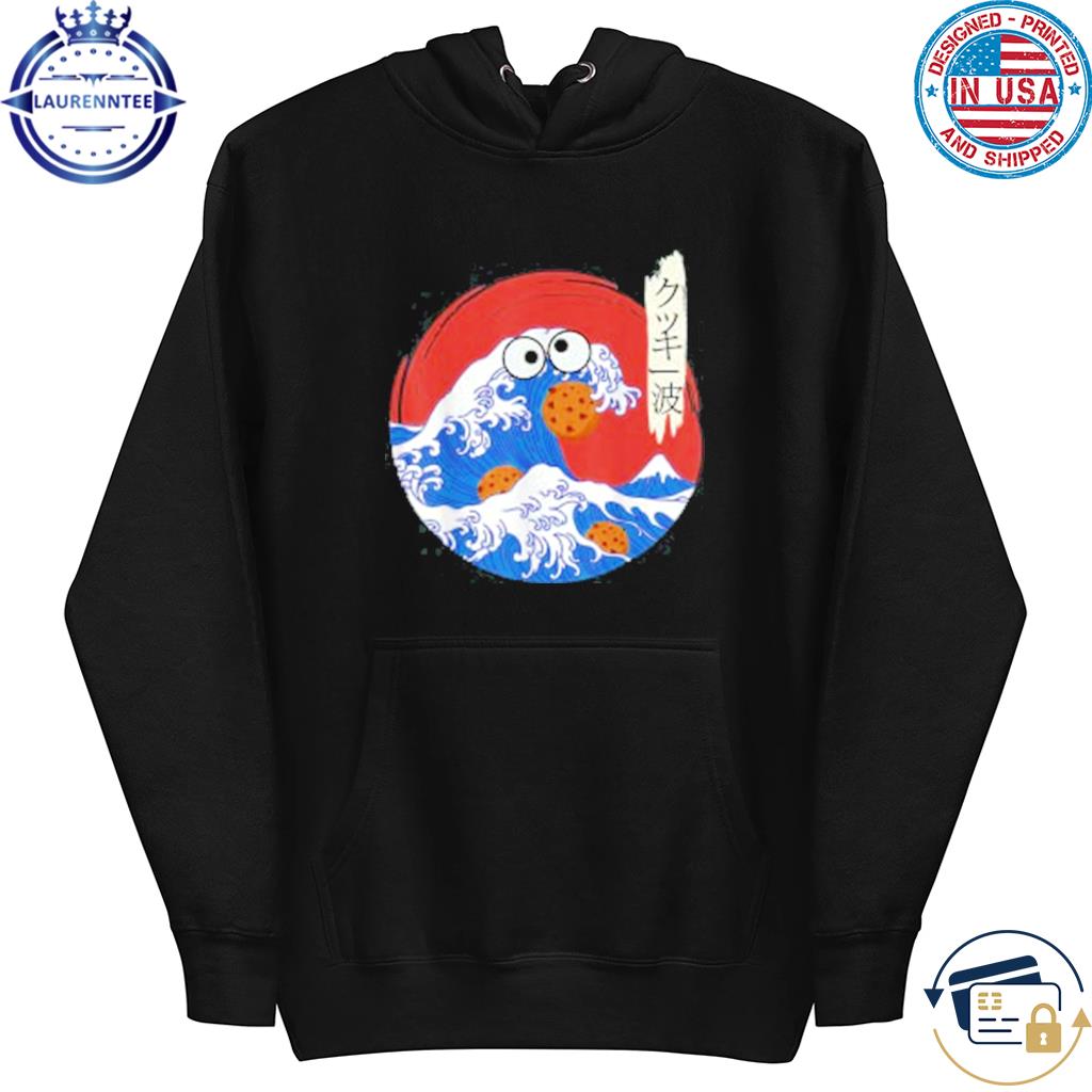 The great wave off Cookie Monster shirt, hoodie, sweater, long