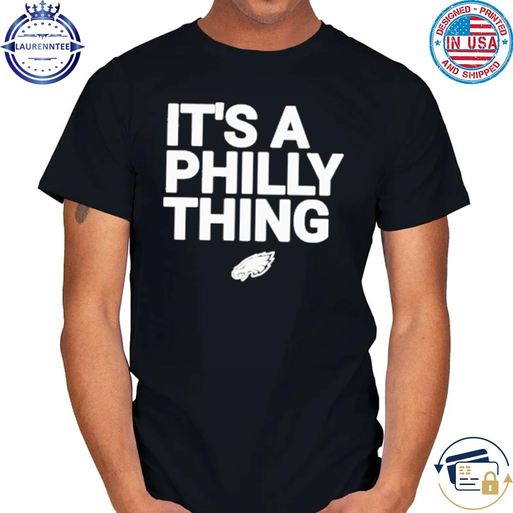 Premium Men's New Era Black Philadelphia Eagles It's A Philly Thing Pullover Shirt