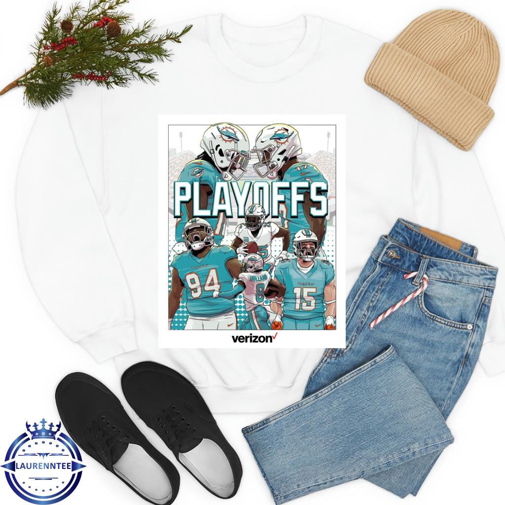 Miami Dolphins Playoffs 2022 Go Fins shirt, hoodie, sweater, long