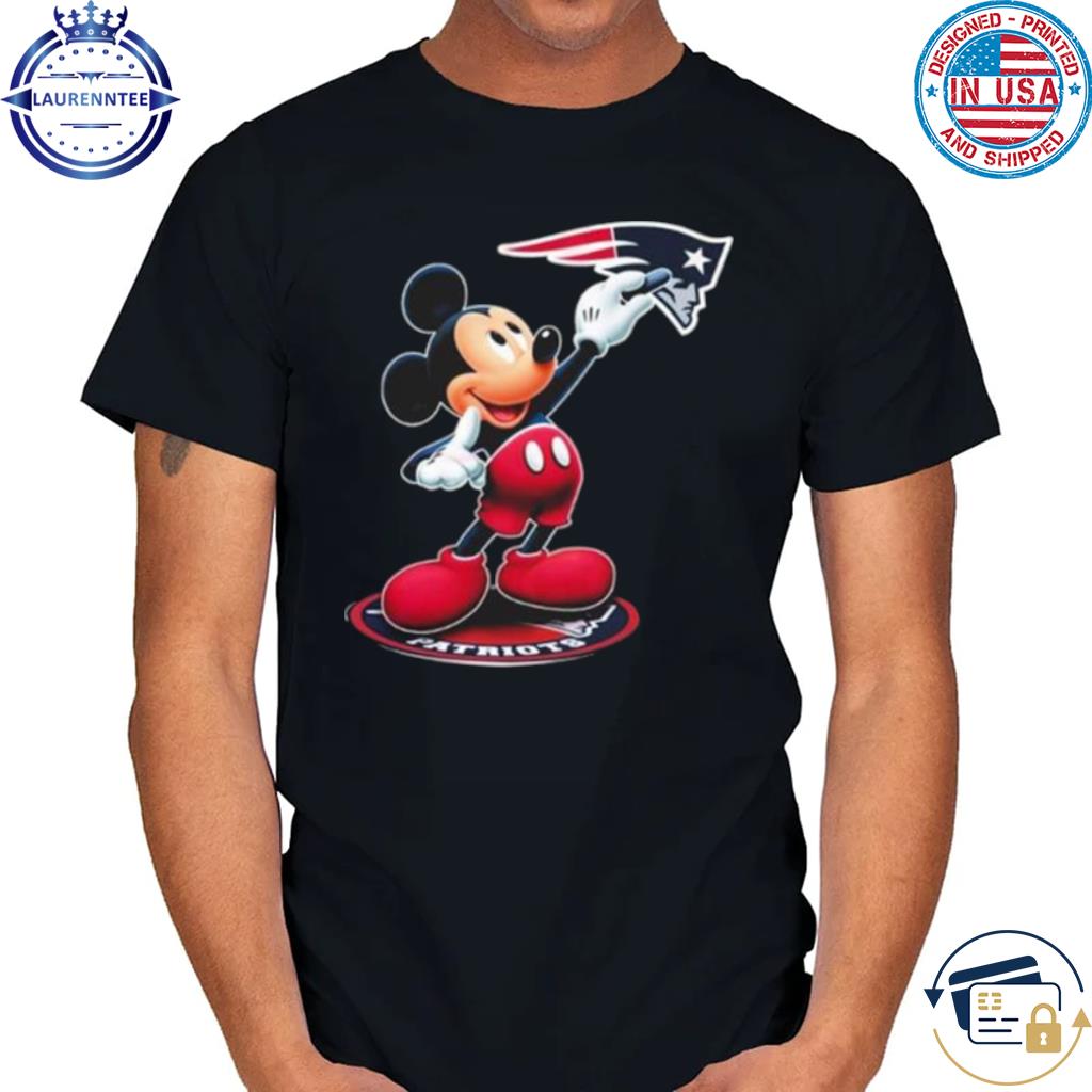 I Love The Patriots Mickey Mouse New England Patriots Youth T-Shirt 