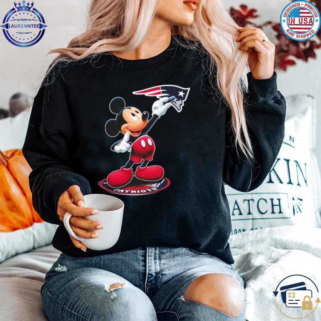 Premium Mickey Mouse Nfl new england Patriots logo 2023 shirt, hoodie,  sweater, long sleeve and tank top