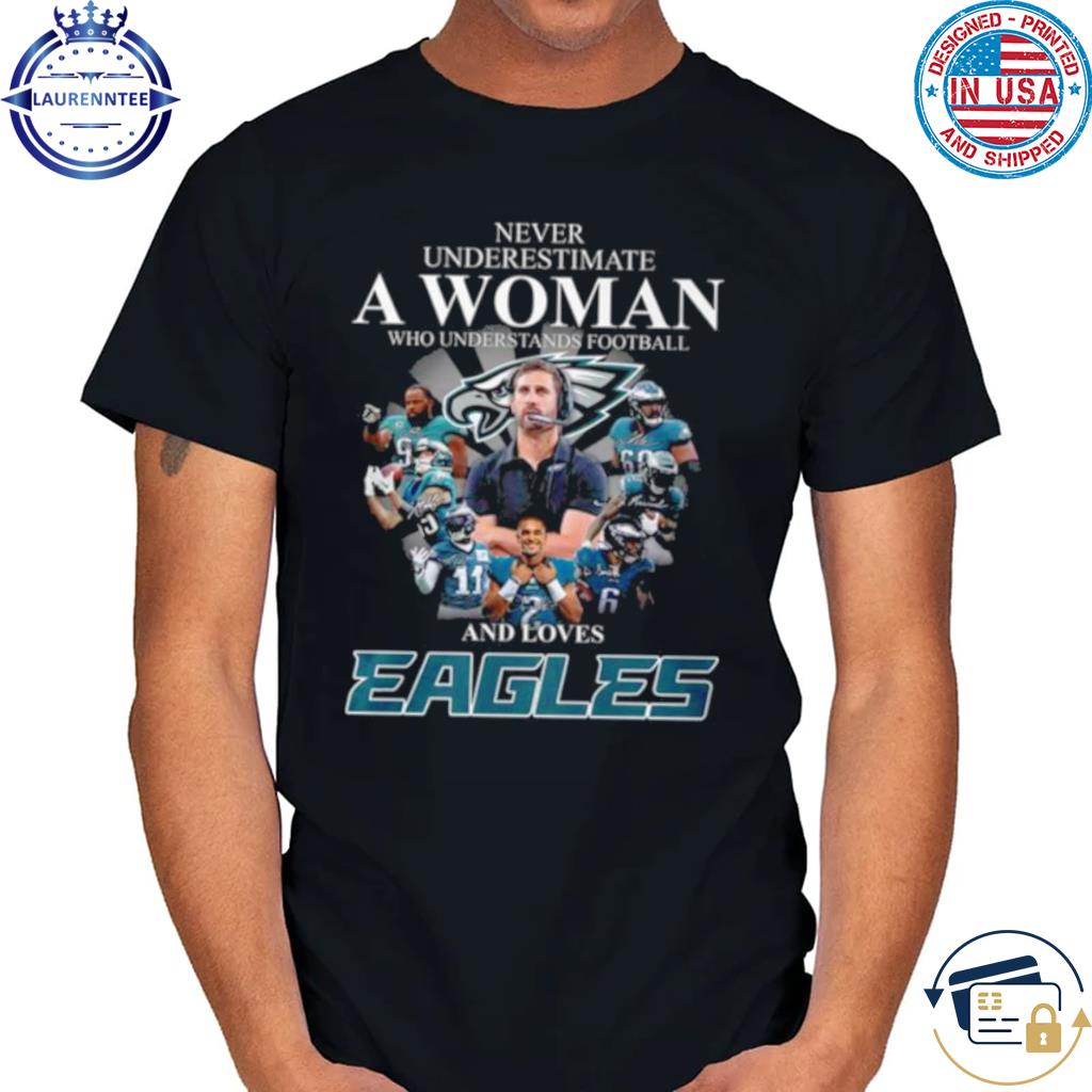 Just A Girl Who Love Fall And Philadelphia Eagles 2023 Shirt - Printiment