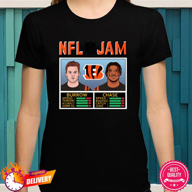 Premium Joe Burrow Ja'marr Chase Cincy Video Game Parody Shirt