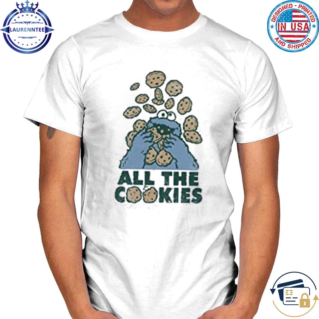 Premium Sesame Street Cookie Monster All The Cookies Shirt
