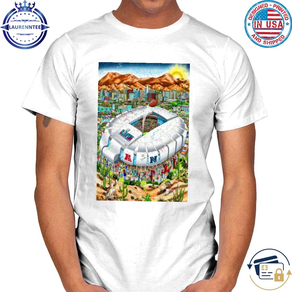 Premium Super Bowl LVII Fazzino 2023 Poster Shirt
