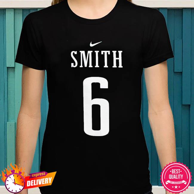 DeVonta Smith Philadelphia Eagles Nike Youth Game Jersey - Black