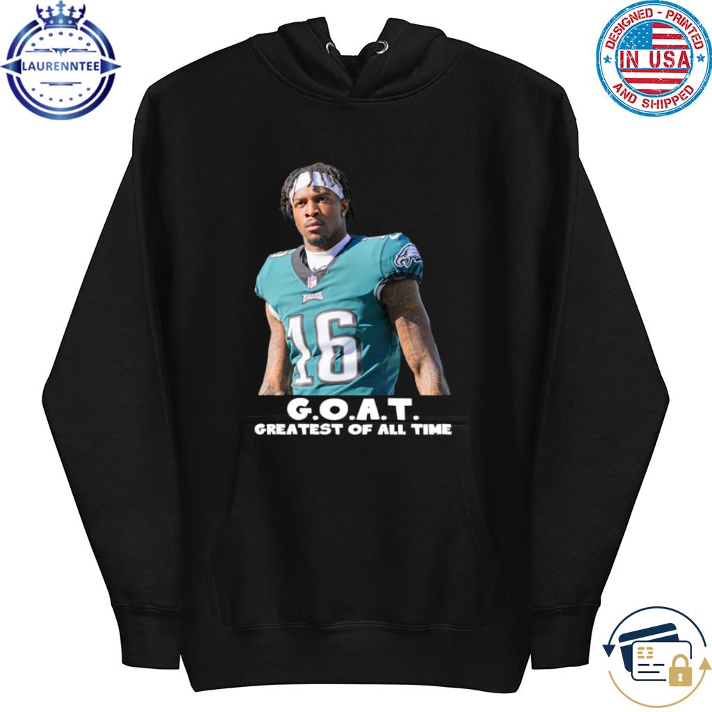 Quez Watkins Greatest Of All Time Goat Philadelphia Football 2023 Shirt,  hoodie, sweater, long sleeve and tank top