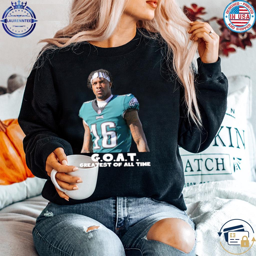 Quez Watkins Greatest Of All Time Goat Philadelphia Football 2023 Shirt