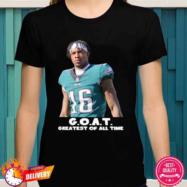 Quez Watkins Greatest Of All Time Goat Philadelphia Football 2023 Shirt,  hoodie, sweater, long sleeve and tank top