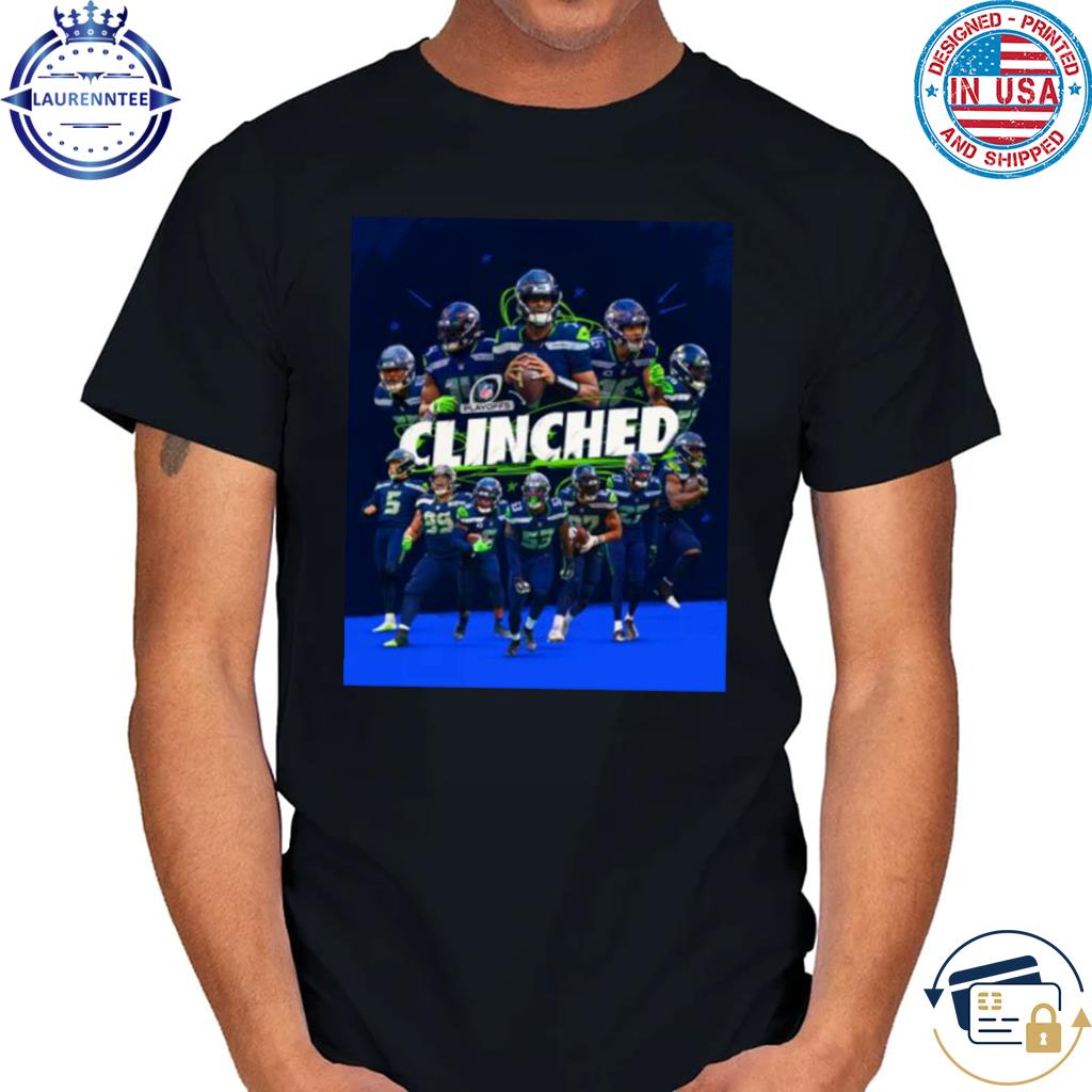 Official Seattle seahawks Playoffs NFL Clinched 2023 shirt, hoodie,  sweater, long sleeve and tank top