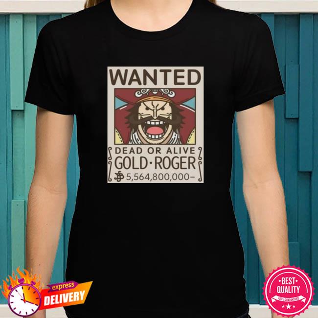 Wanted Guy Gol D Roger One Piece T-Shirt - Torunstyle