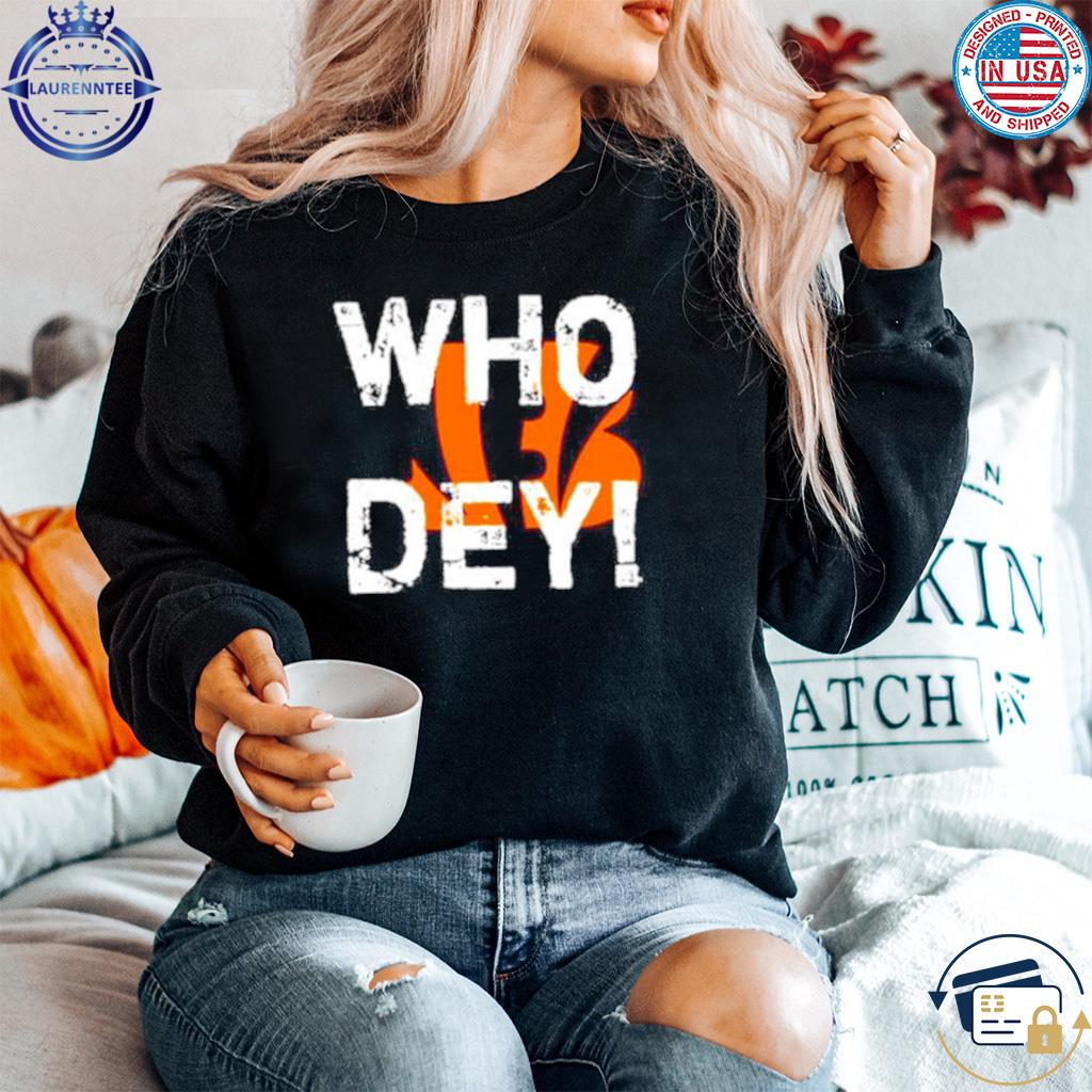 Who Dey Cincinnati Bengals T-Shirt, hoodie, sweater, long sleeve