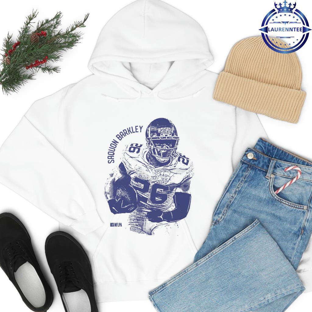 Saquon Barkley 26 New York Giants player football poster shirt, hoodie,  sweater, long sleeve and tank top