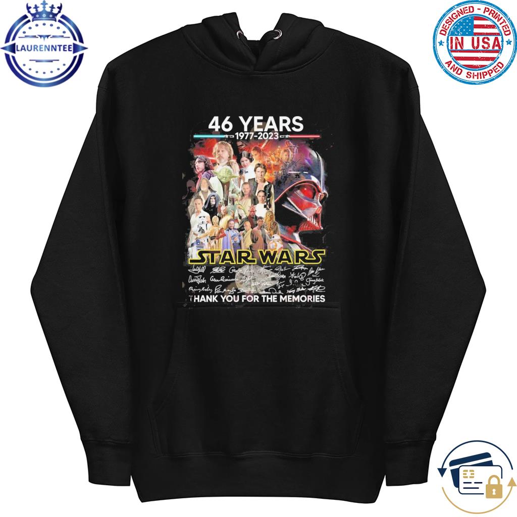 46 Years Star Wars Thank You For The Memories Shirt, hoodie