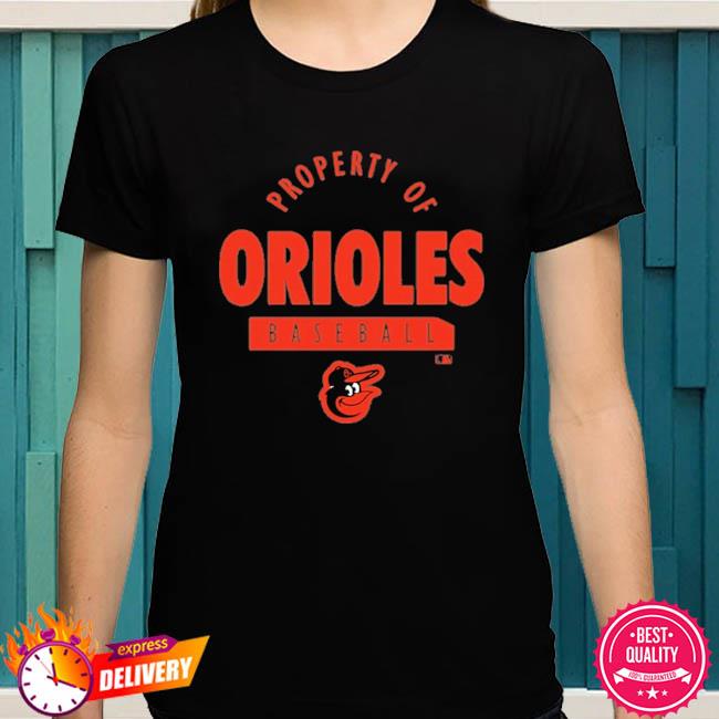 Women's Baltimore Orioles Black Long Sleeve T-Shirt