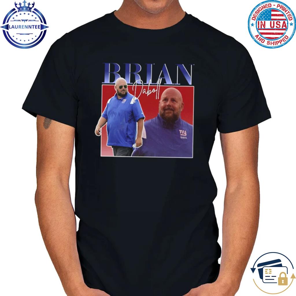 Brian Daboll New York Giants Coach Of The Year signature 2023 T-Shirt