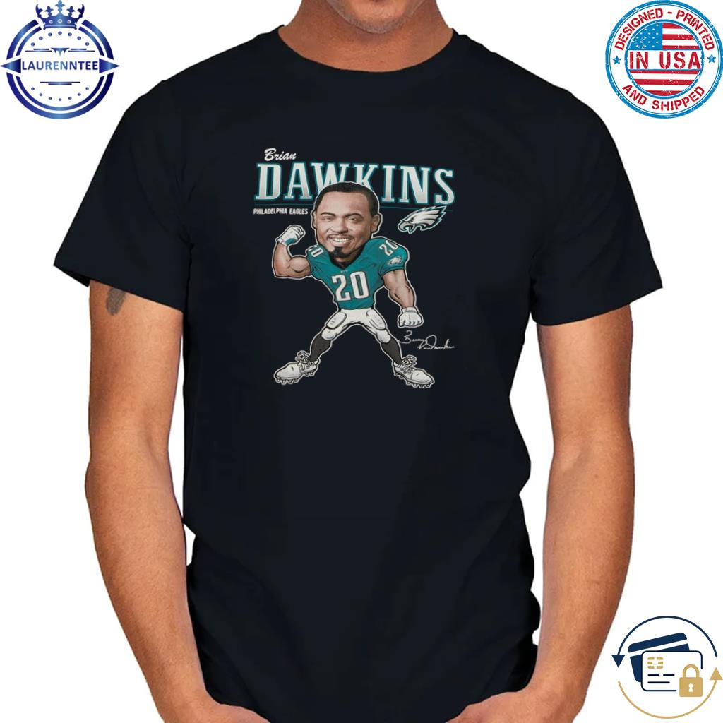 Caricatures Tee Philadelphia Eagles Brian Dawkins Super Bowl Shirt