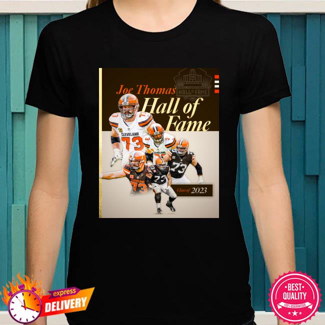 Joe Thomas Cleveland Browns Homage Retired Player Caricature Shirt