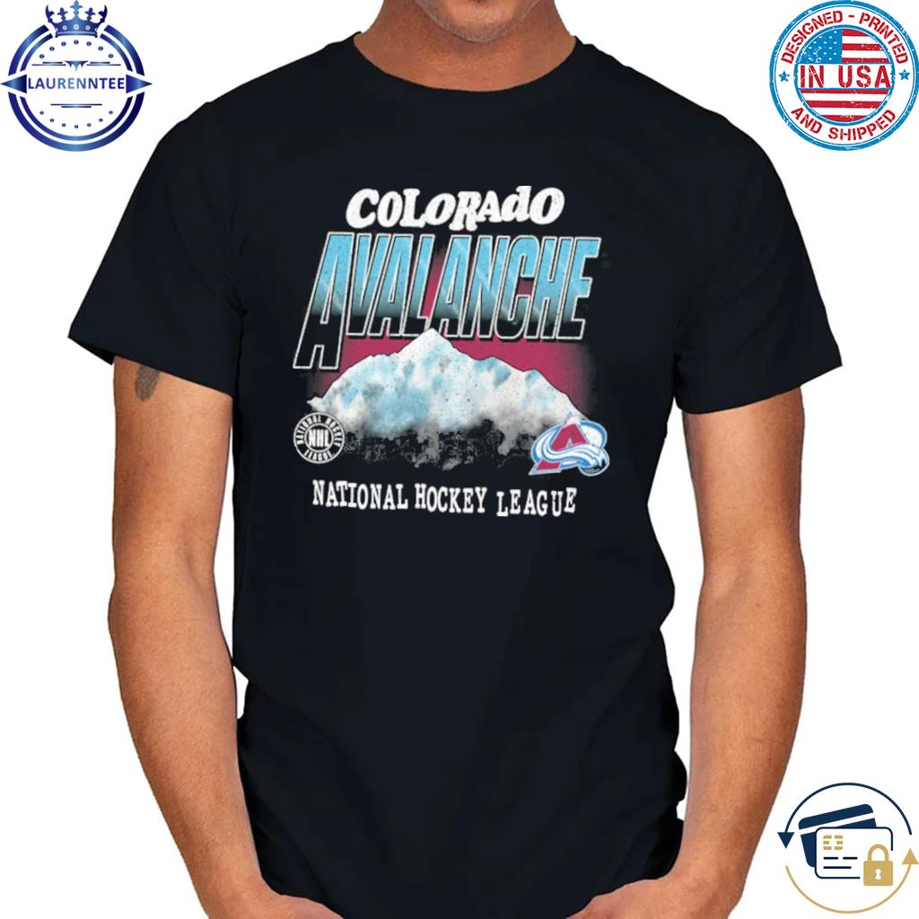 Colorado Avalanche Shirt, Hockey Vintage Tee Tops Short Sleeve
