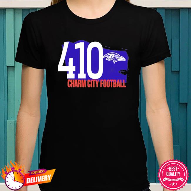 baltimore ravens charm city football tshirt