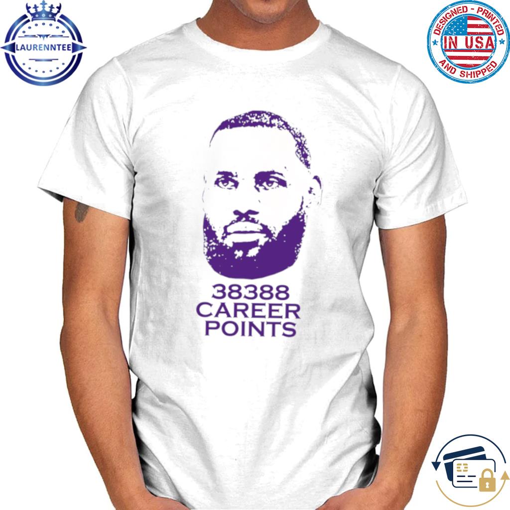 Face Lebron James Career Points Leader Basketball Los Angeles Shirt