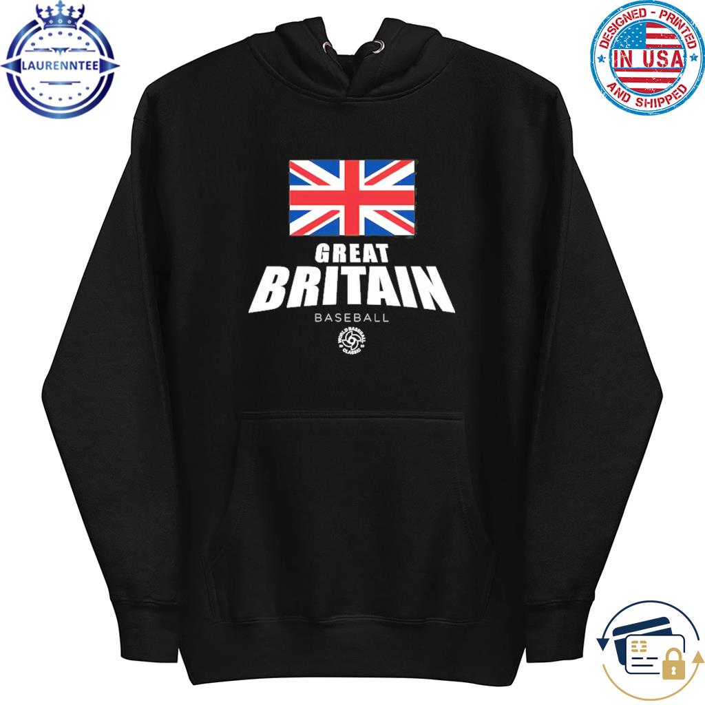 Great Britain Baseball LEGENDS 2023 World Baseball Classic Federation T- Shirt - Black