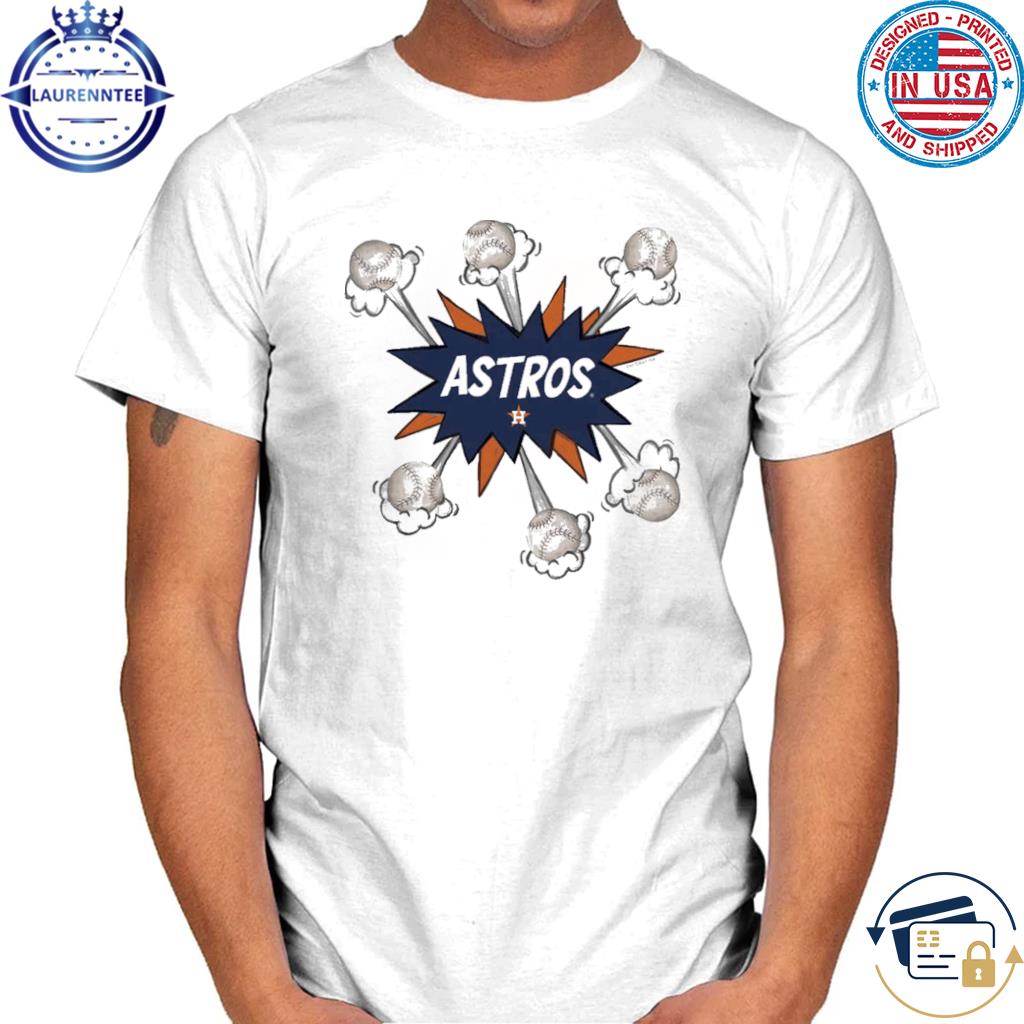 Houston Astros Baseball Pow Tee Shirt