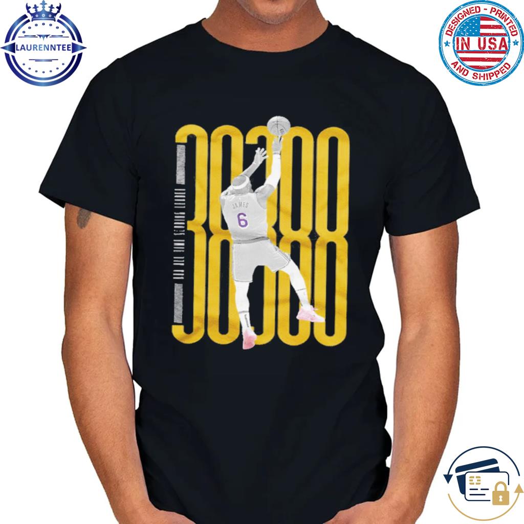 James Celebrate LeBron’s Historic Milestone With The All-Time Points Leader Shirt