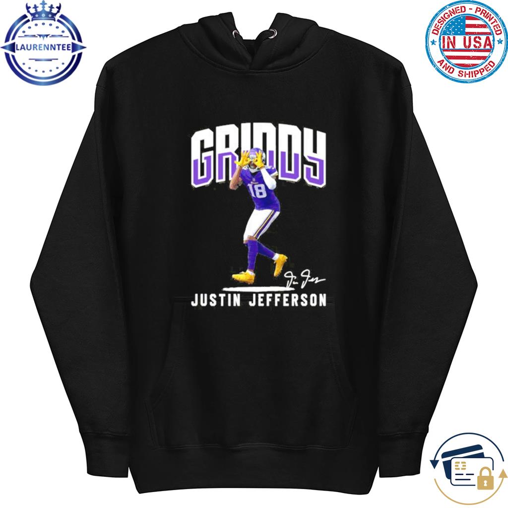 Justin Jefferson Griddy Shirt, hoodie, sweater, long sleeve and tank top