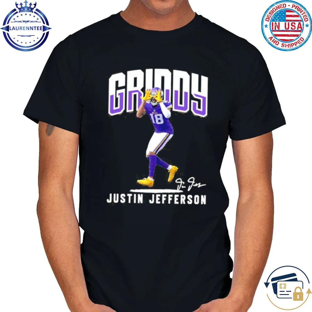 Justin Jefferson Griddy Minnesota Professional Football T Shirt, hoodie,  sweater, long sleeve and tank top