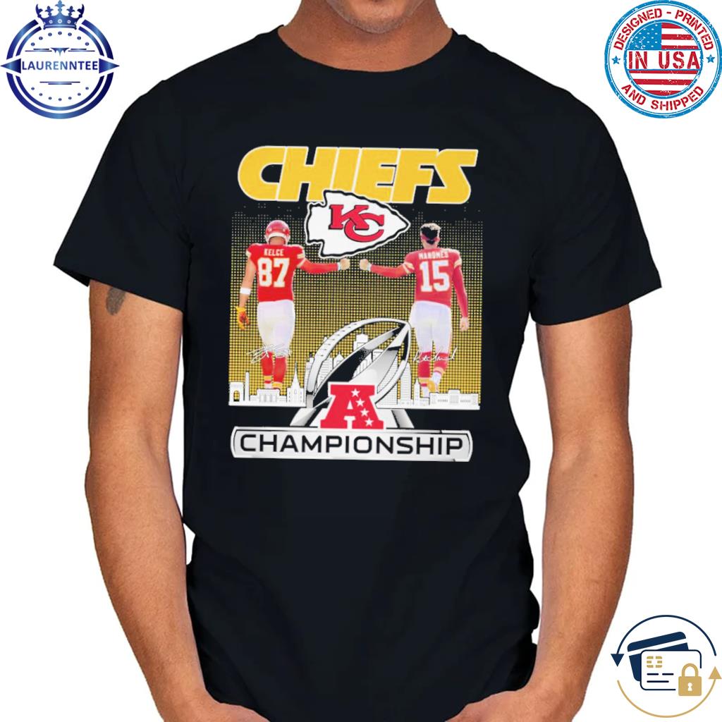 Kansas city Chiefs super bowl lvii championship 2023 signatures shirt