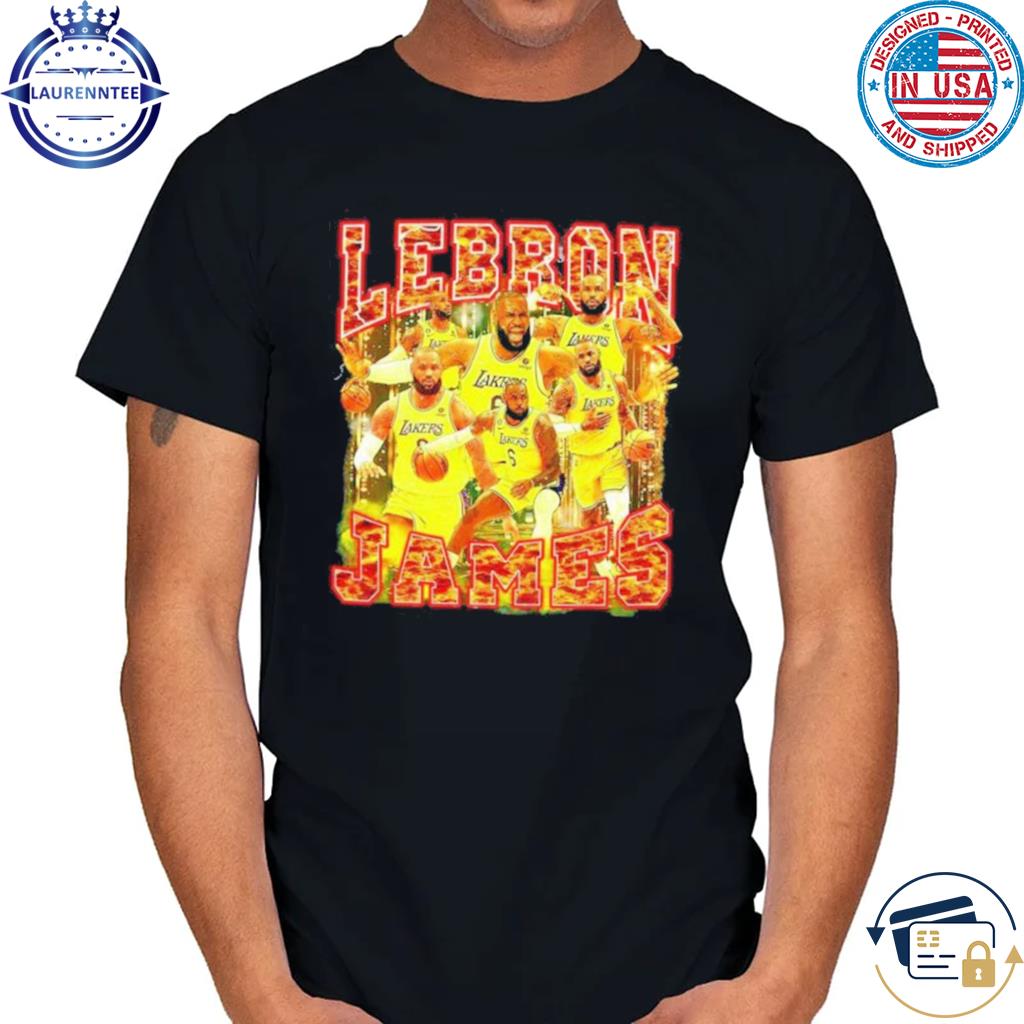 Lebron James 90s Vintage Bootleg Style T-Shirt