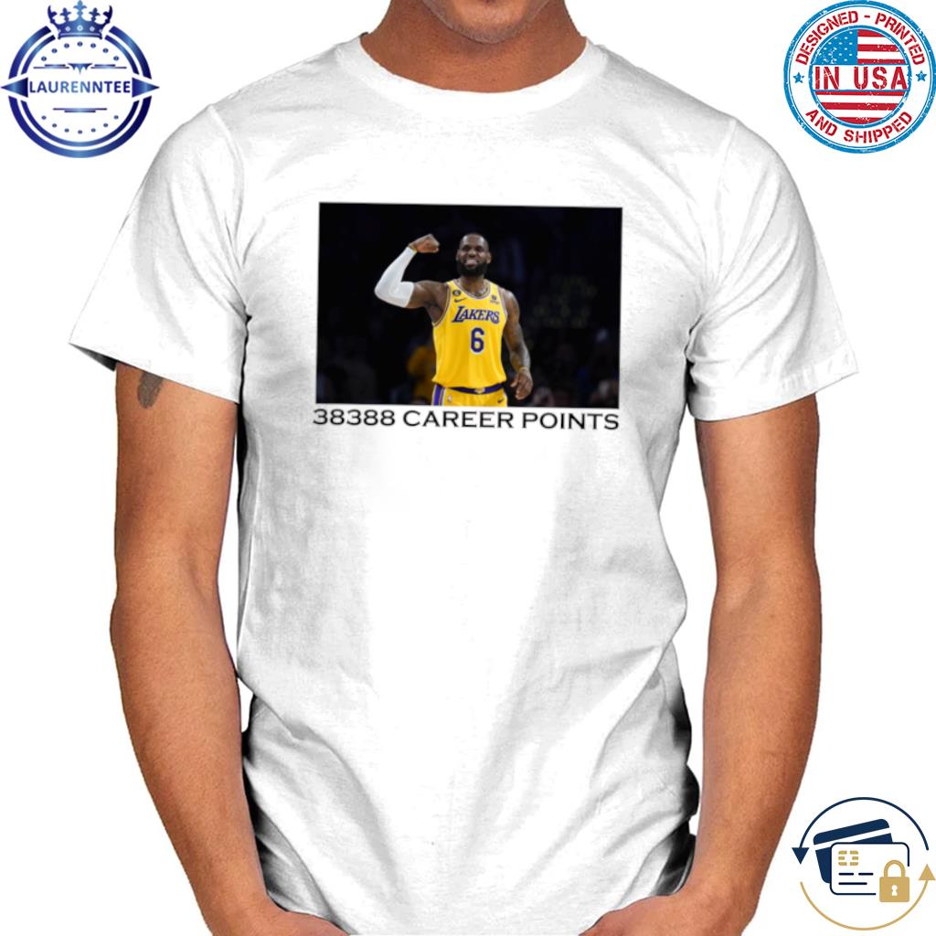 Lebron James Career Points Leader Basketball Los Angeles 2023 Shirt
