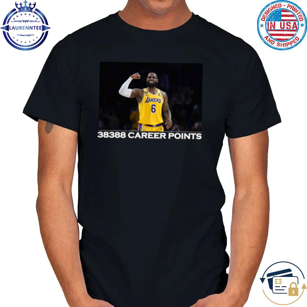 Lebron James Career Points Leader Los Angeles Basketball Fan Shirt