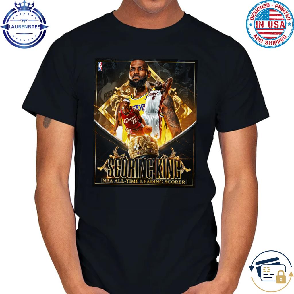 LeBron James t-shirts, sweatshirts 2023: NBA all-time scoring