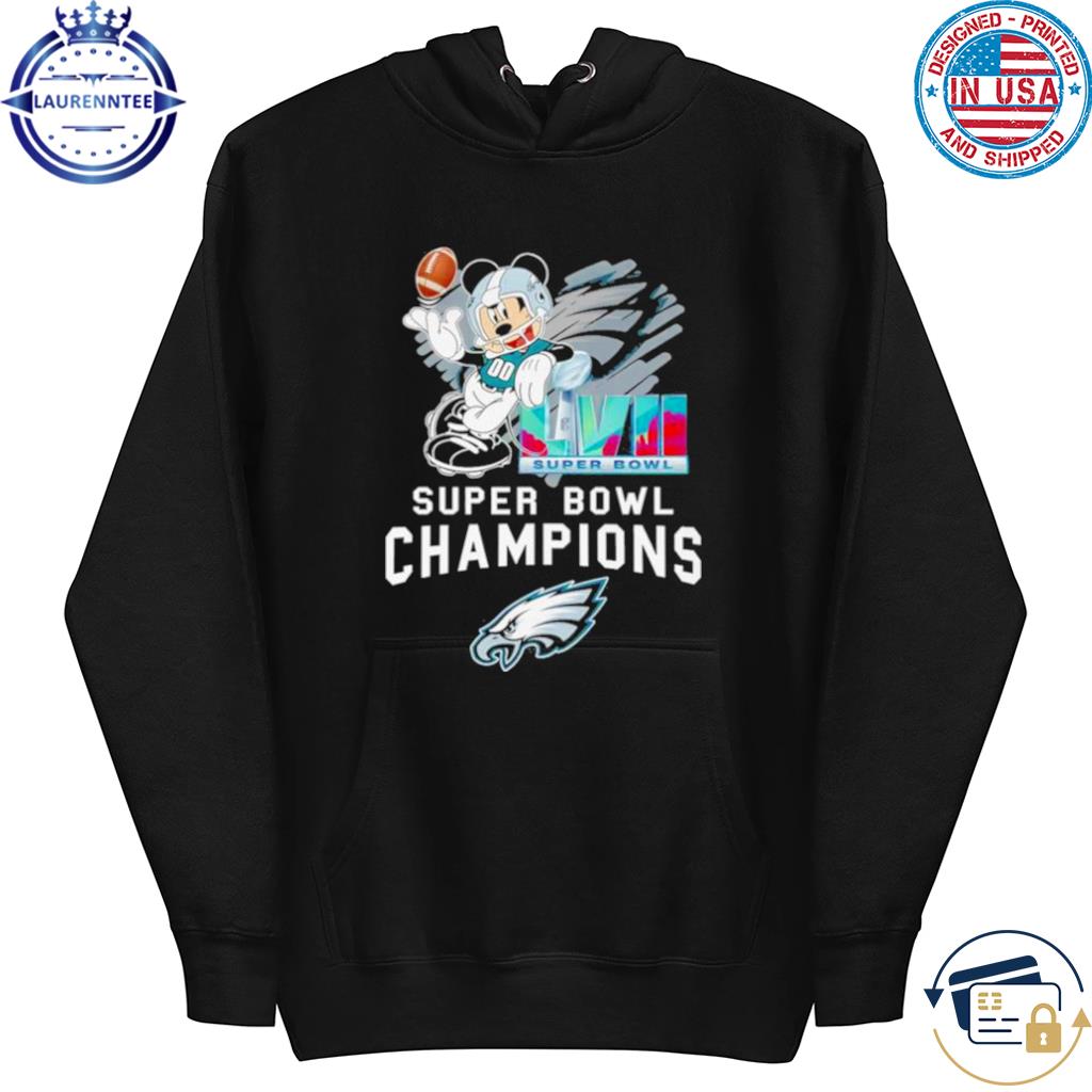 The Philadelphia Eagles Mickey Mouse 2023 Super Bowl LVII Champions shirt,Sweater,  Hoodie, And Long Sleeved, Ladies, Tank Top