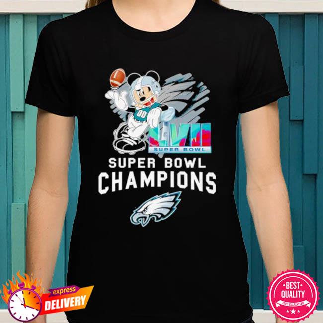 Mickey Mouse Philadelphia Eagles Super Bowl LVII Champions shirt -  Dalatshirt