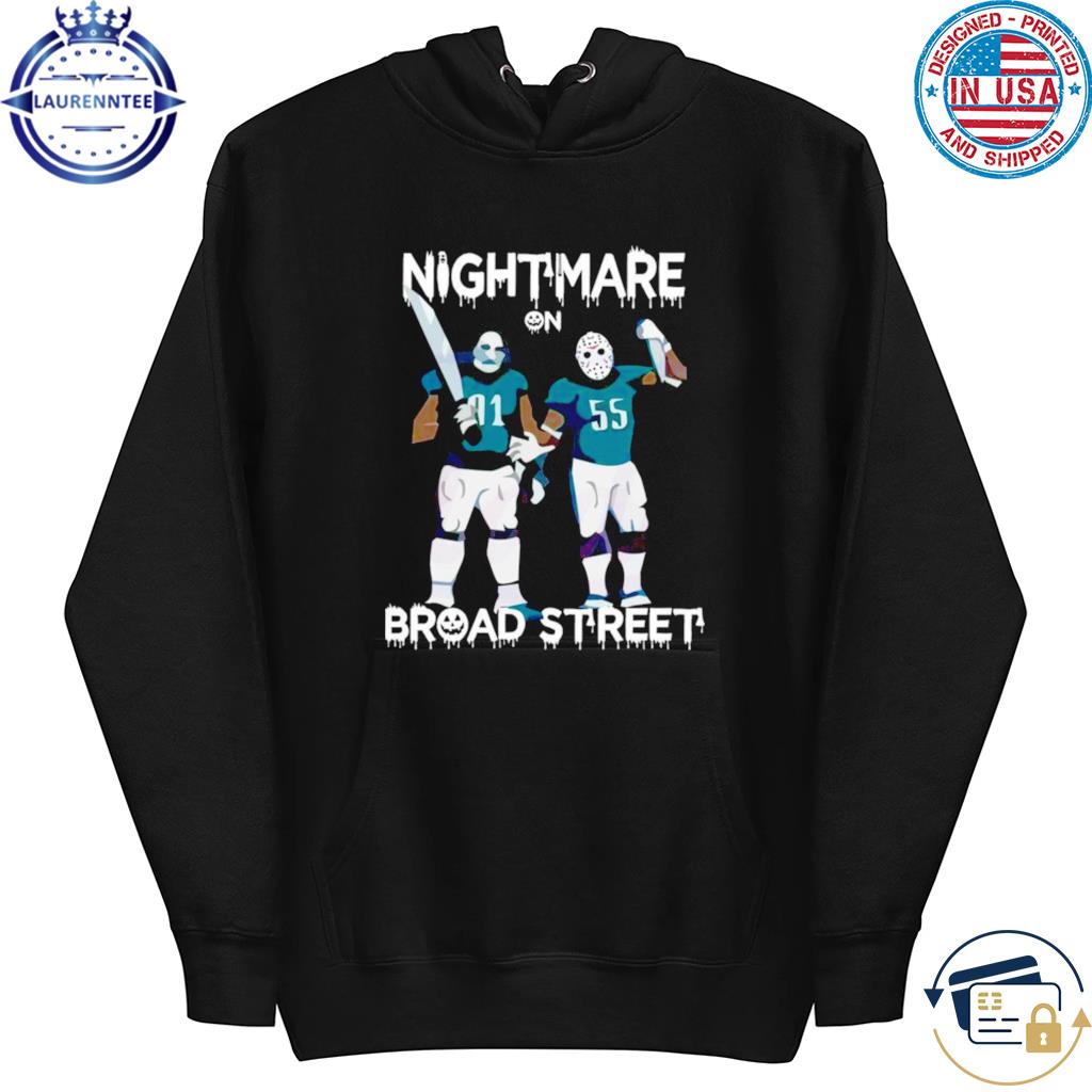 Philadelphia Eagles Nightmare on Broad Street Halloween 2022 shirt