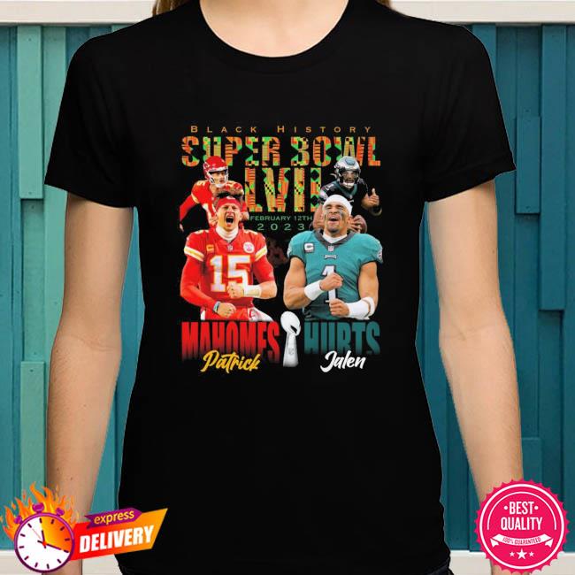 Patrick Mahomes Vs Jalen Hurts Black History Super Bowl LVII 2023 shirt,  hoodie, sweater, long sleeve and tank top