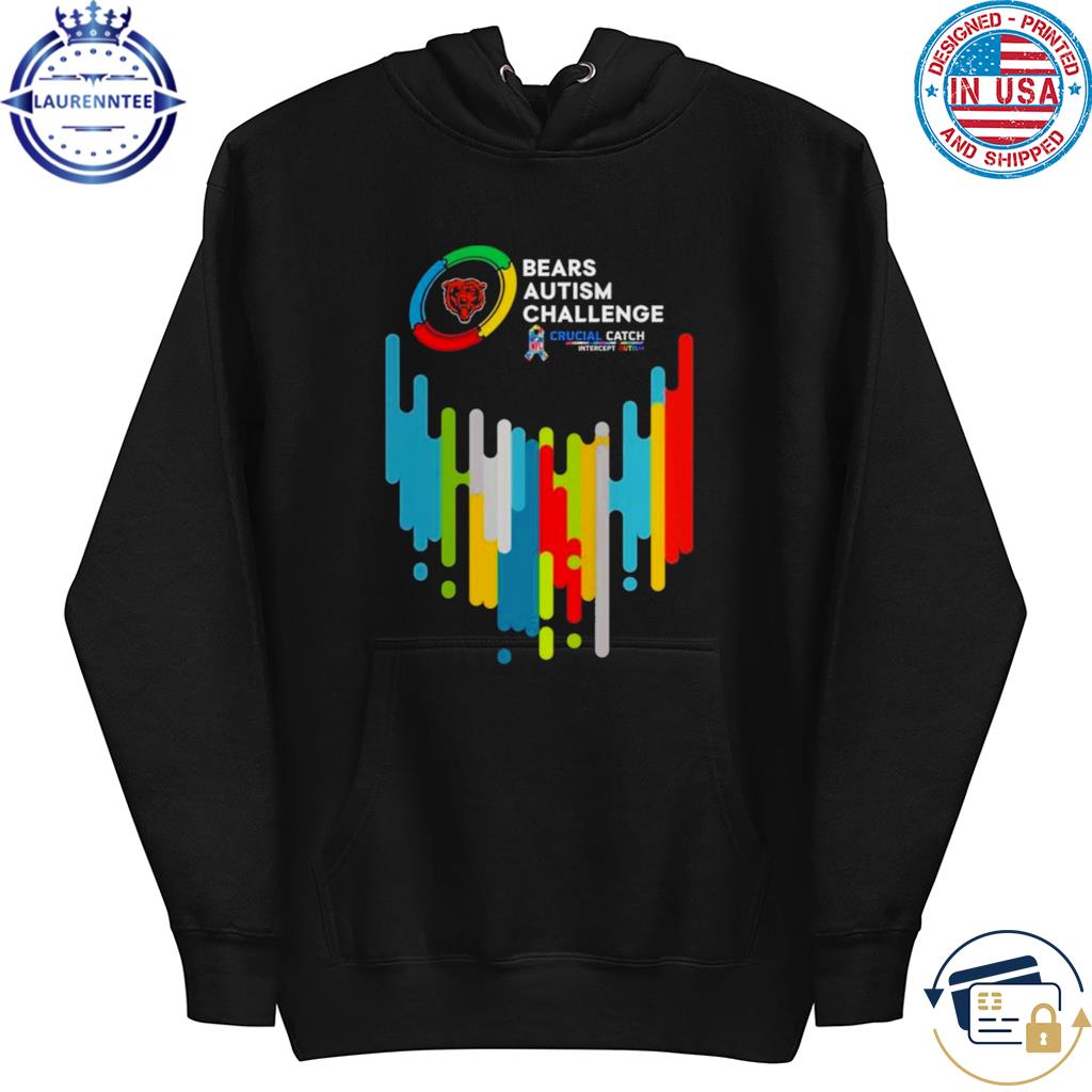 Chicago bears crucial catch intercept autism shirt, hoodie, sweater, long  sleeve and tank top