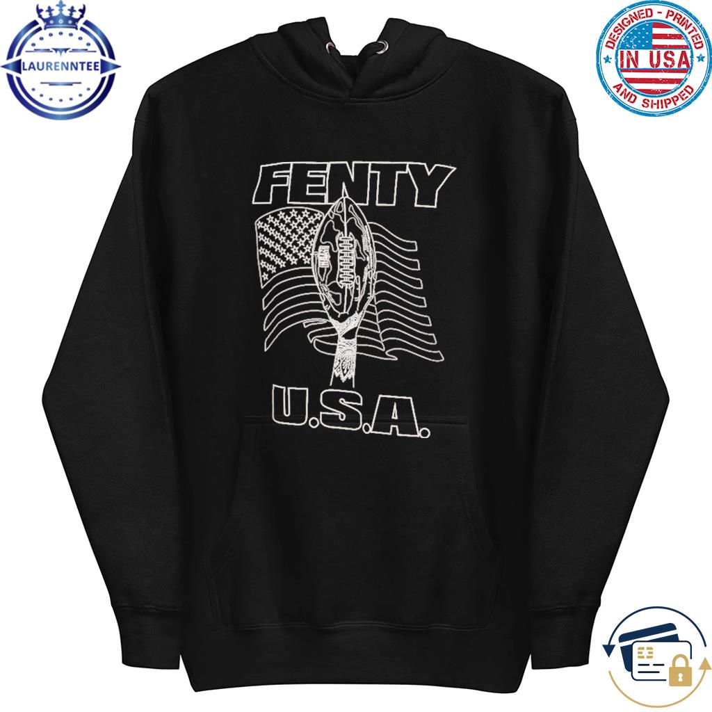 FENTY for Mitchell & Ness Super Bowl LVII Icon Black Jersey Hoodie