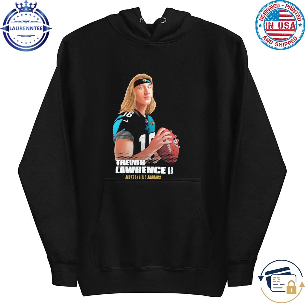 Official Jacksonville jaguars trevor lawrence teal player graphic shirt,  hoodie, sweater, long sleeve and tank top