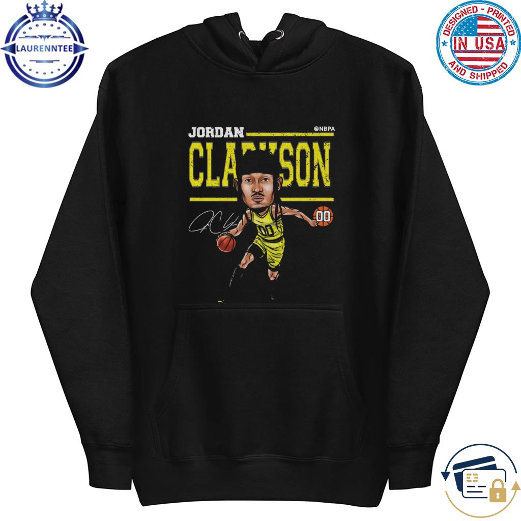 Official Jordan clarkson utah cartoon signature s hoodie